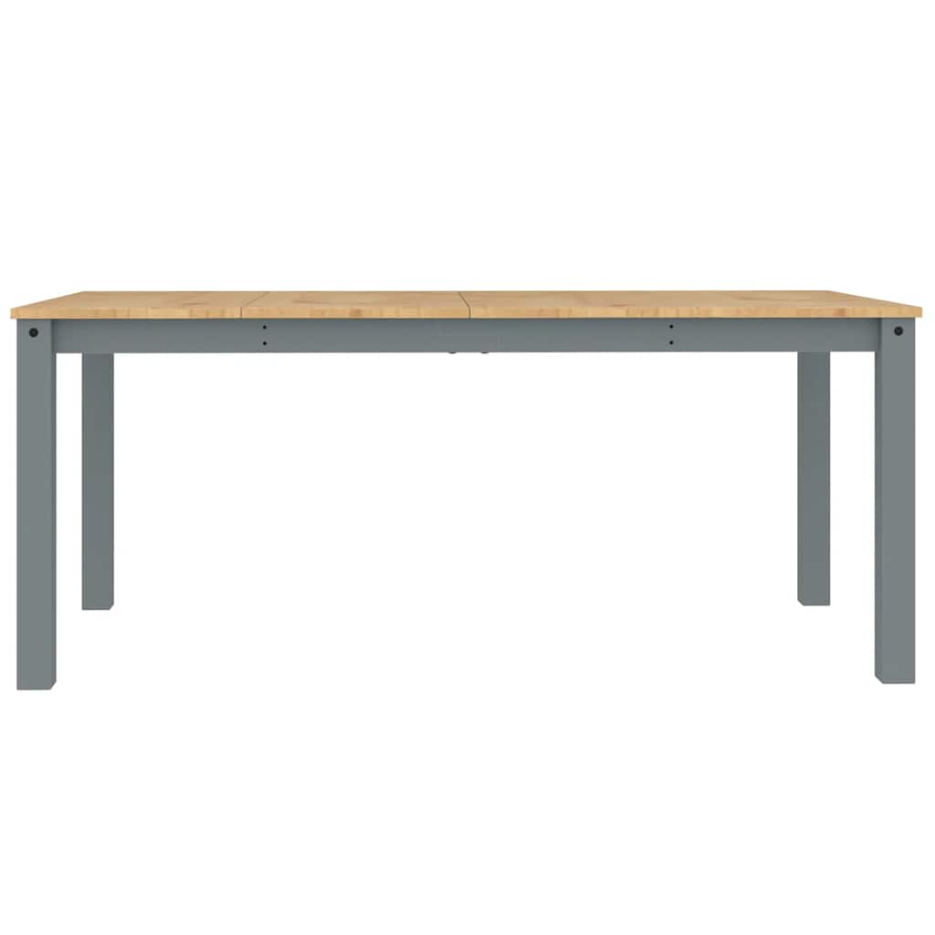 Ensemble à manger PANAMA 3 pcs gris bois de pin massif - XIOS