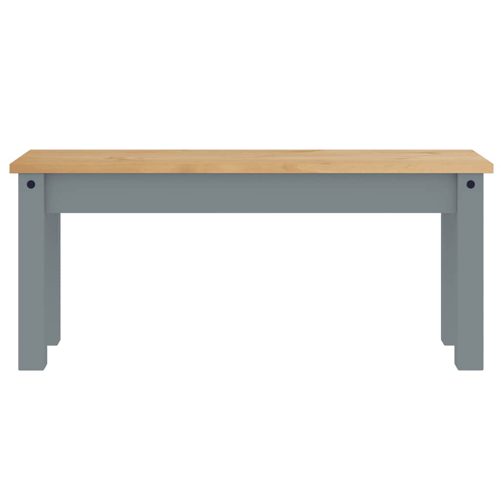Ensemble à manger PANAMA 4 pcs gris bois de pin massif - XIOS