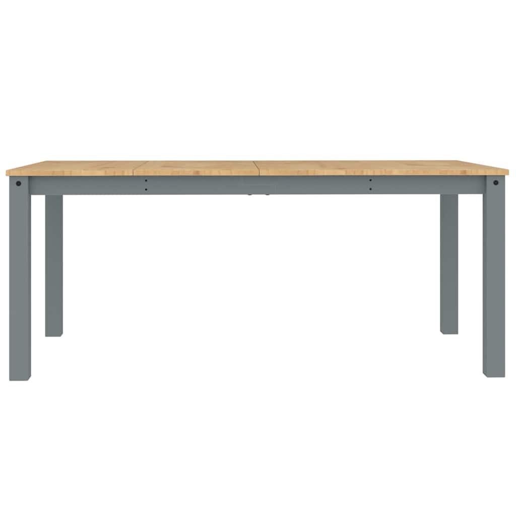 Ensemble à manger PANAMA 4 pcs gris bois de pin massif - XIOS