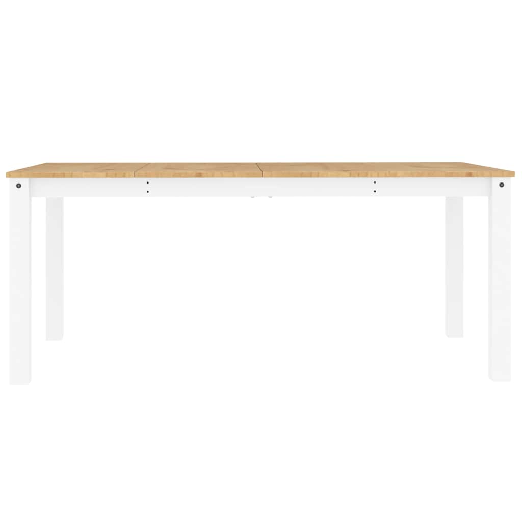 Ensemble à manger Panama 5 pcs blanc bois de pin massif - XIOS