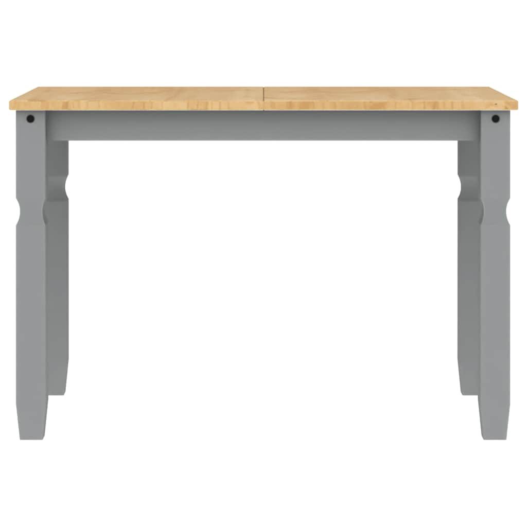 Ensemble à manger PANAMA 3 pcs gris bois de pin massif - XIOS