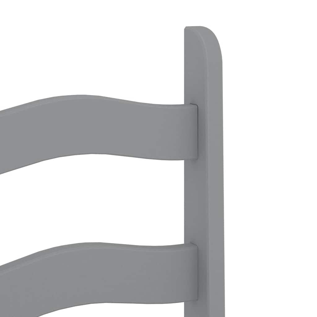 Ensemble à manger PANAMA 3 pcs gris bois de pin massif - XIOS