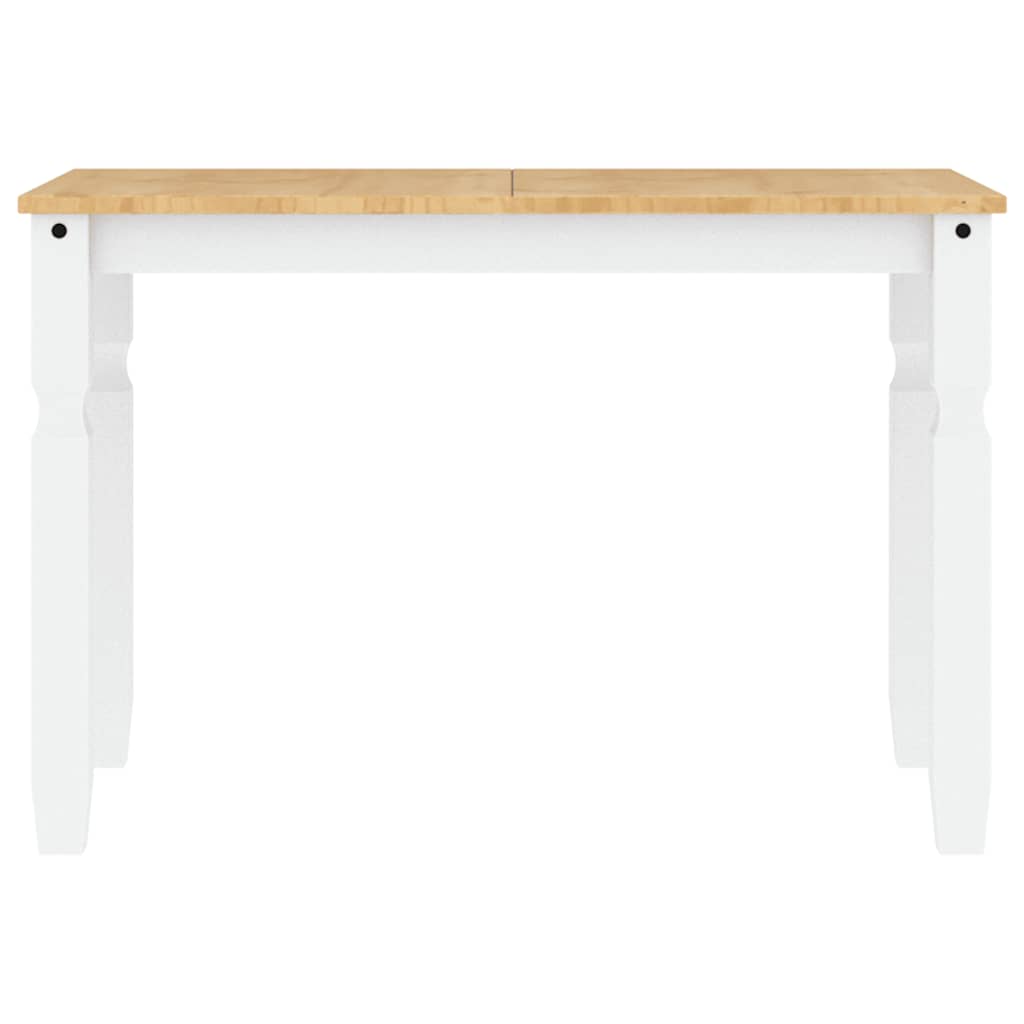 Ensemble à manger PANAMA 3 pcs blanc bois de pin massif - XIOS