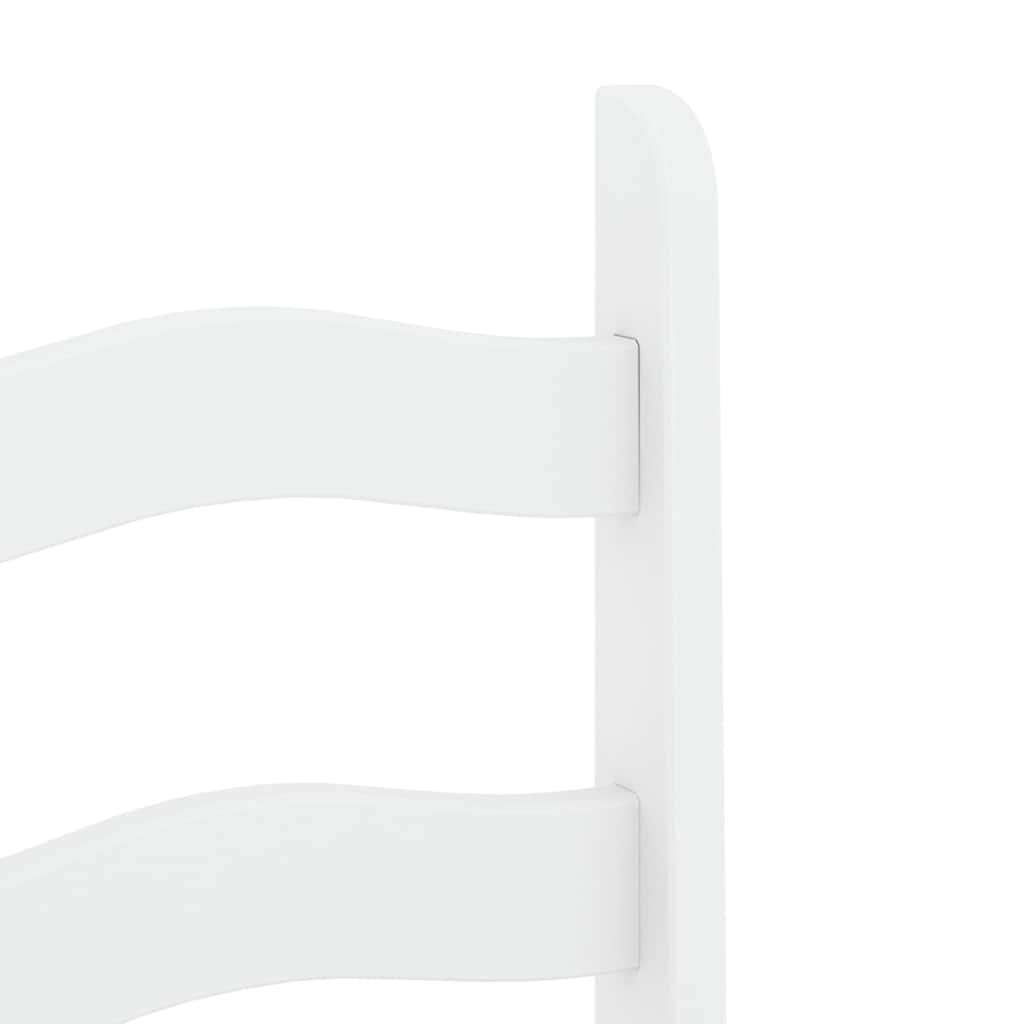 Ensemble à manger PANAMA 5 pcs blanc bois de pin massif - XIOS