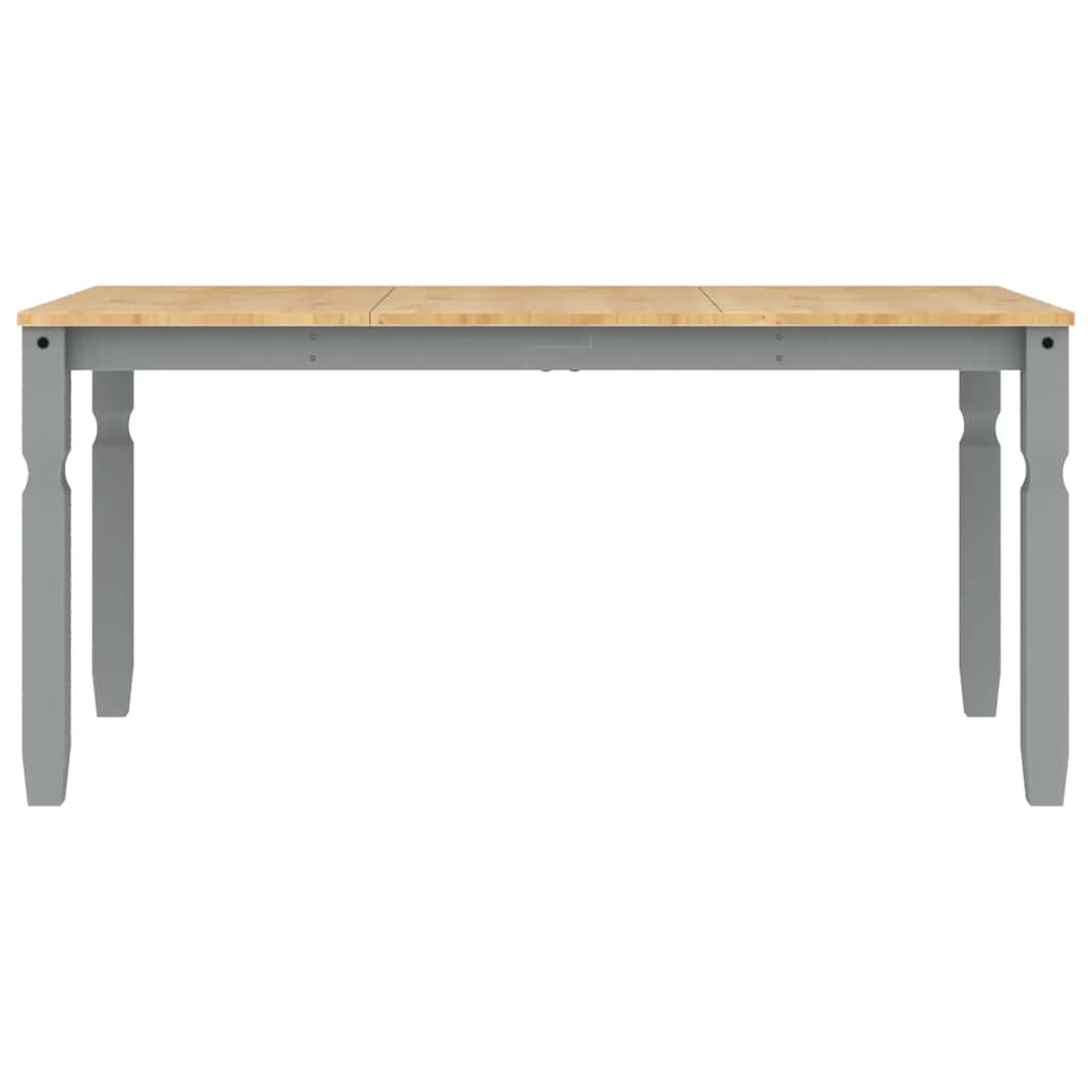 Ensemble à manger PANAMA 3 pcs gris bois de pin massif - XIOS