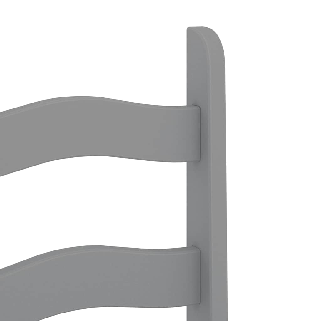 Ensemble à manger PANAMA 3 pcs gris bois de pin massif - XIOS