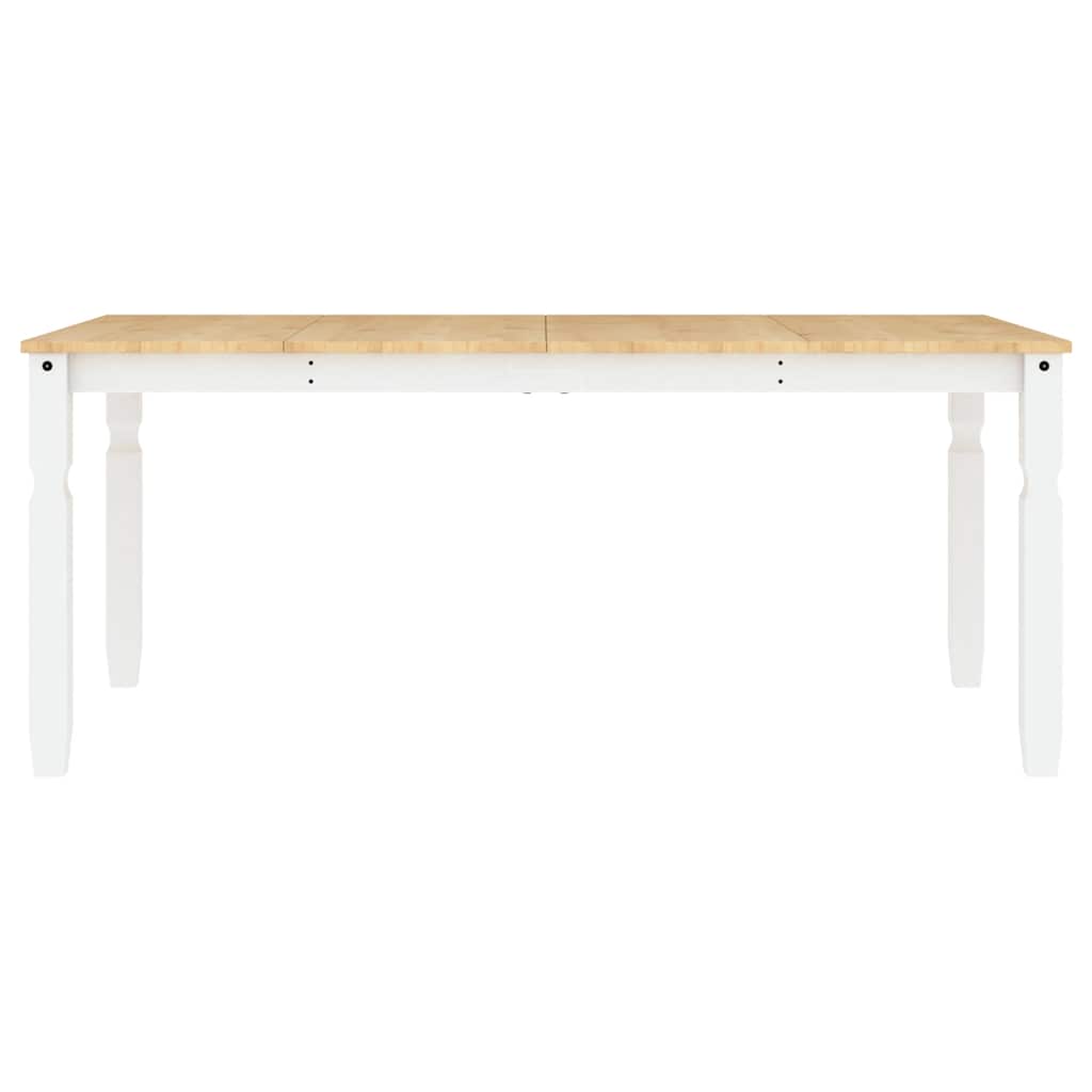 Ensemble à manger Panama 3 pcs blanc bois de pin massif - XIOS