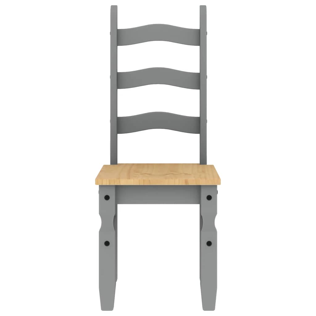 Ensemble à manger Panama 5 pcs gris bois de pin massif - XIOS