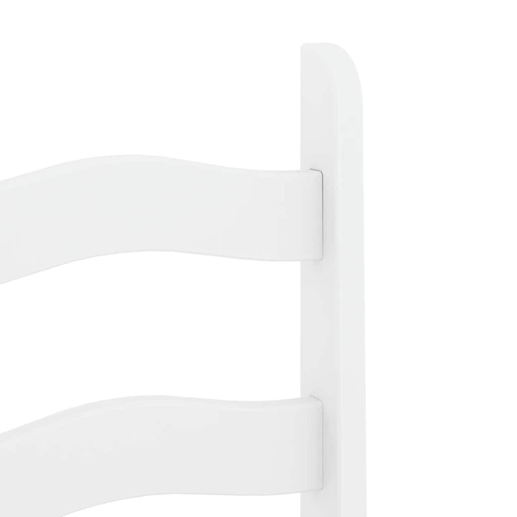 Ensemble à manger PANAMA 5 pcs blanc bois de pin massif - XIOS