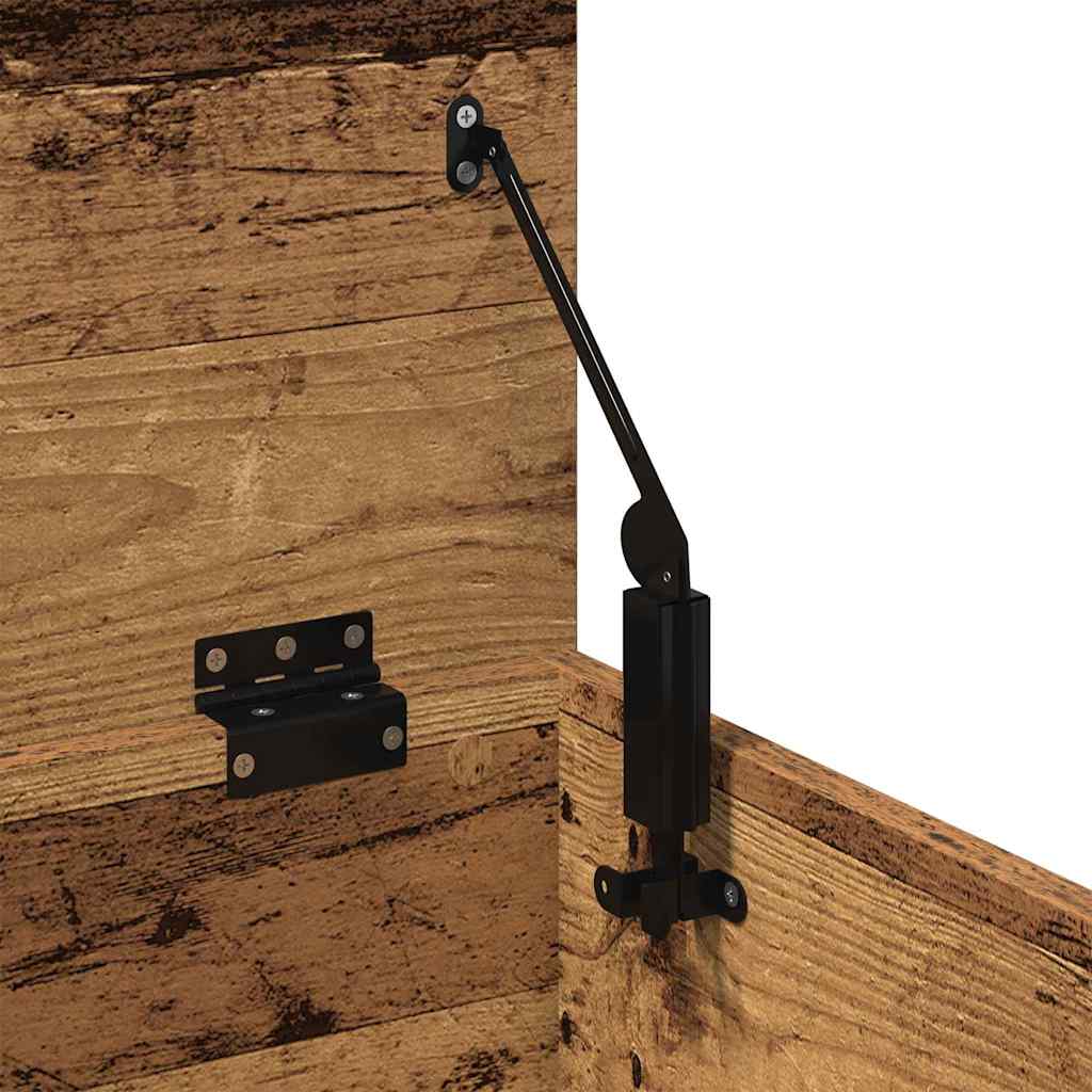 Boîte de Rangement avec stockage Bois Ancien 30 x 35 x 35 cm