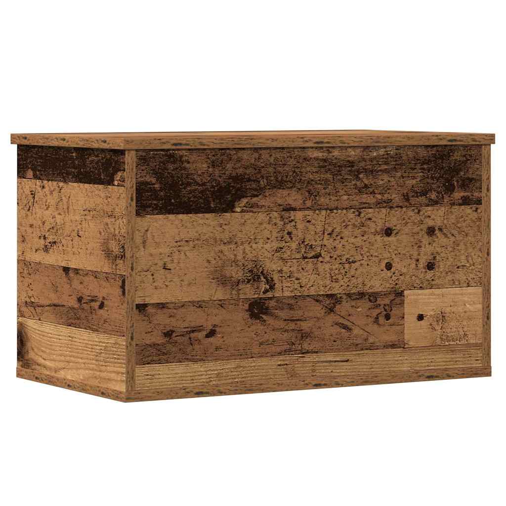 Boîte de Rangement avec stockage Bois Ancien 60 x 35 x 35 cm