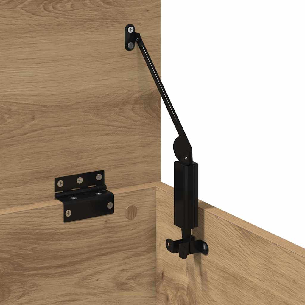 Boîte de Rangement Chêne artisanal 60 x 35 x 35 cm