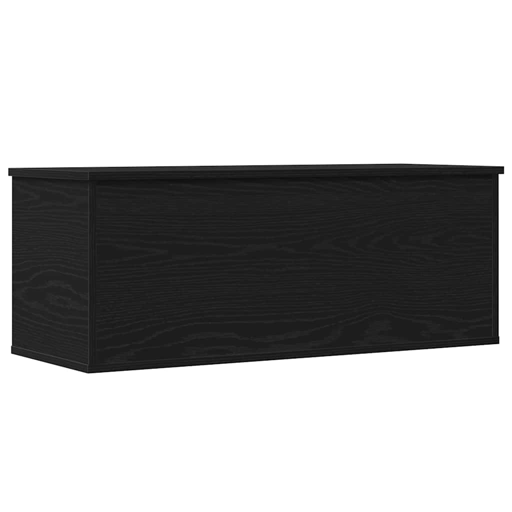 Boîte de Rangement Chêne noir 90 x 35 x 35 cm Bois d'ingénierie - XIOS