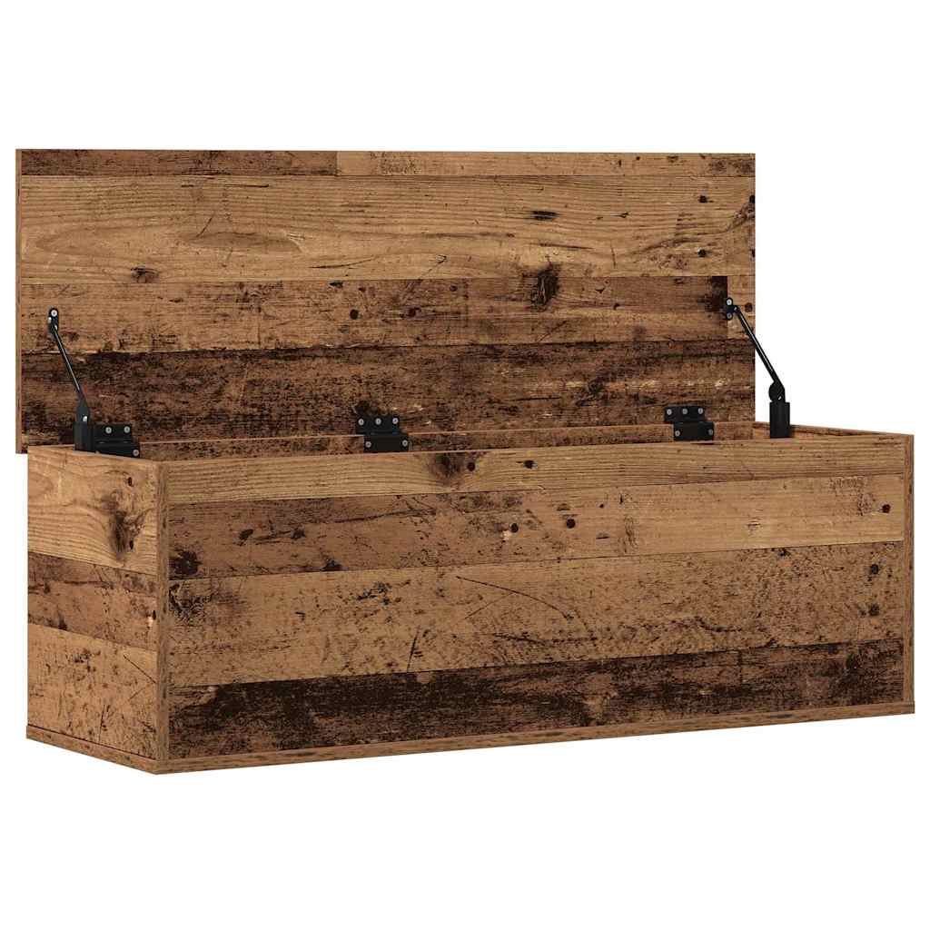 Boîte de Rangement avec stockage Bois Ancien 102 x 35 x 35 cm - XIOS