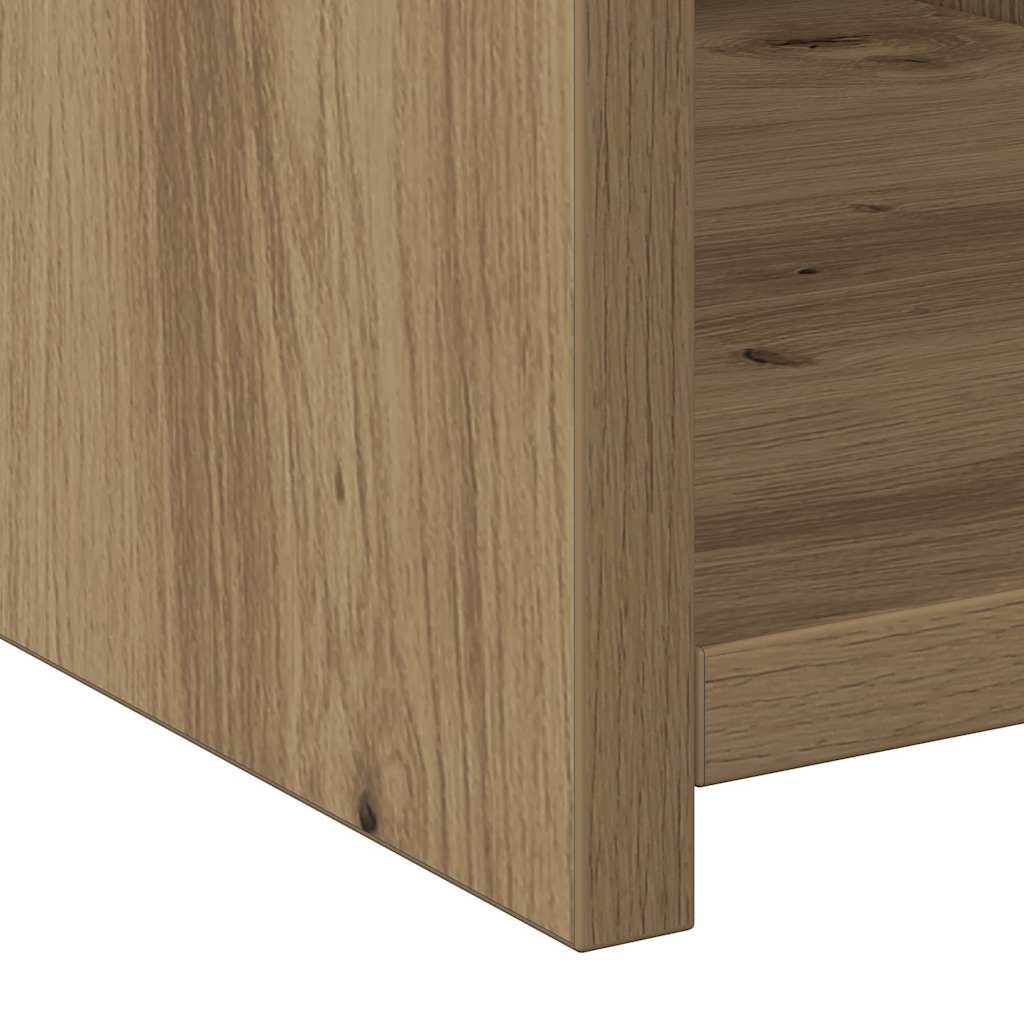 Haut Armoire avec tiroir chêne artisanal 30 x 42.5 x 185 cm - XIOS