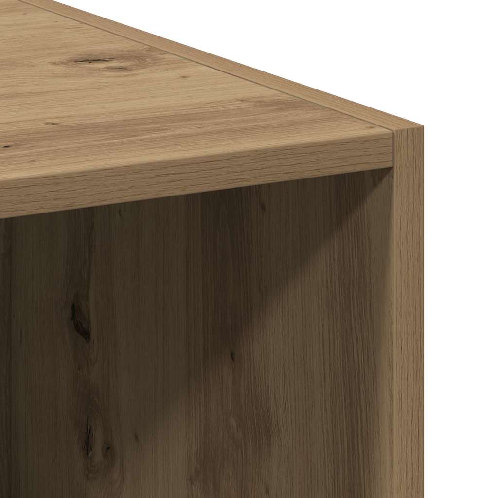 Haut Armoire avec tiroir chêne artisanal 30 x 42.5 x 185 cm - XIOS