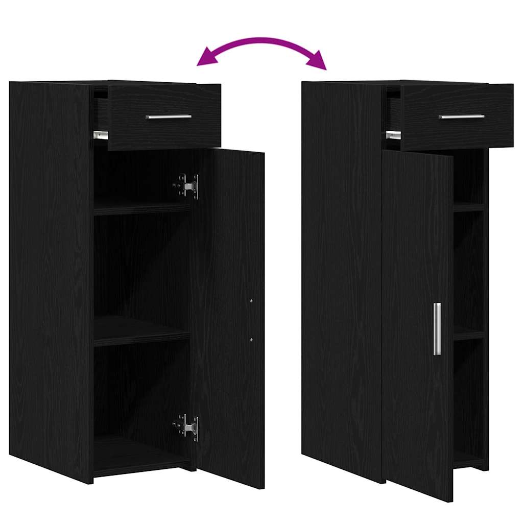 Buffet Chêne noir 30 x 42,5 x 93 cm Bois d'ingénierie - XIOS