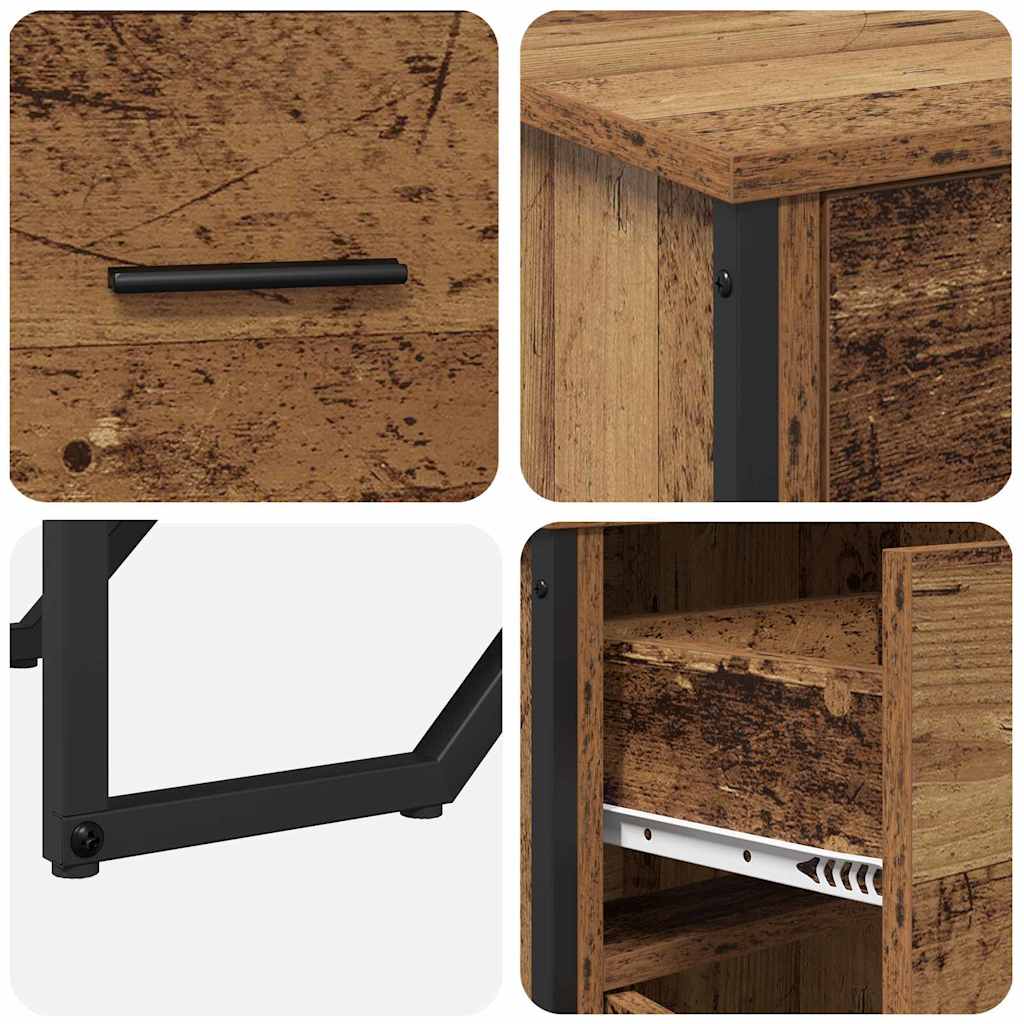 Buffet avec tiroir Bois ancien 97 x 32,5 x 74,5 cm - XIOS