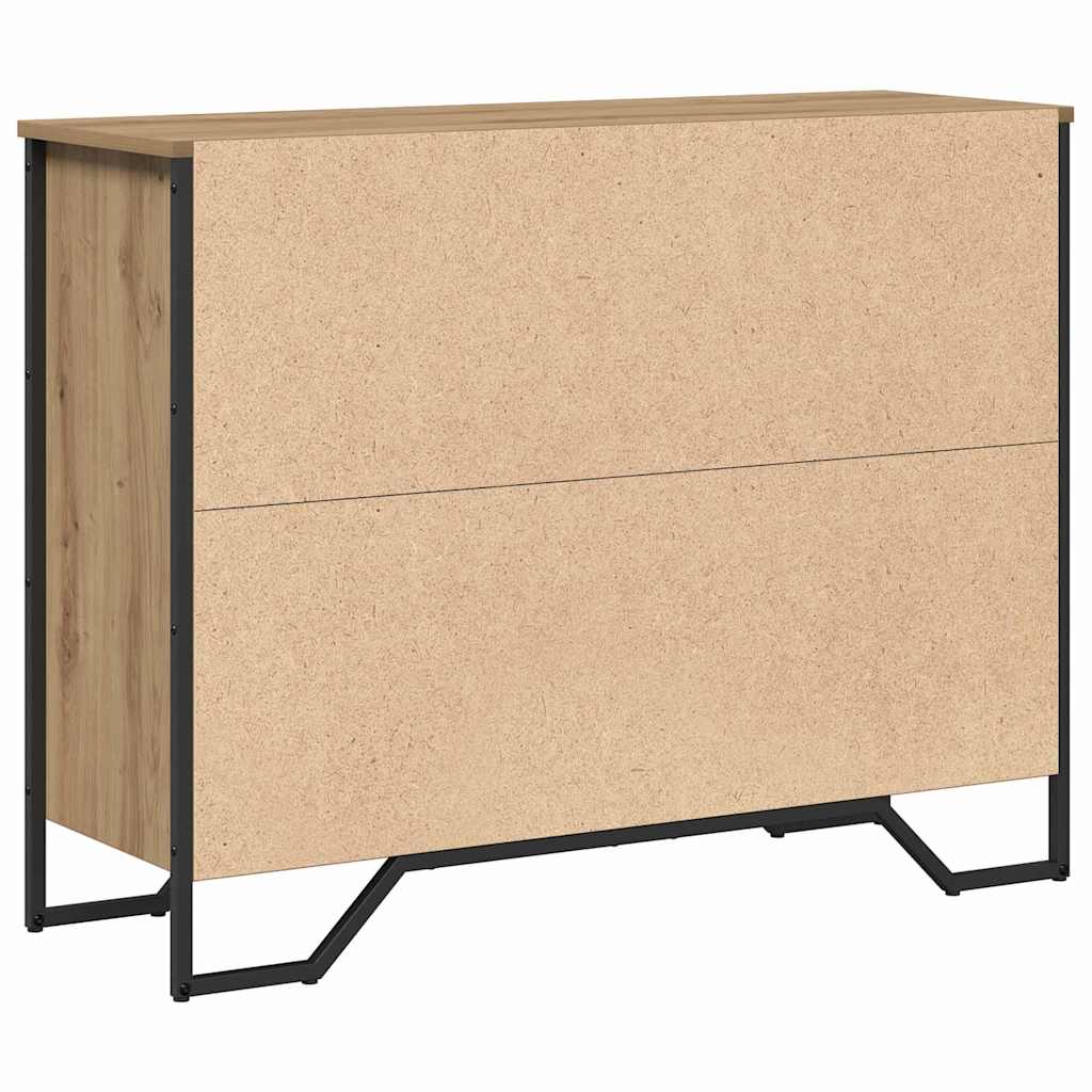 Buffet chêne artisanal 97 x 32.5 x 74.5 cm Bois d'ingénierie - XIOS