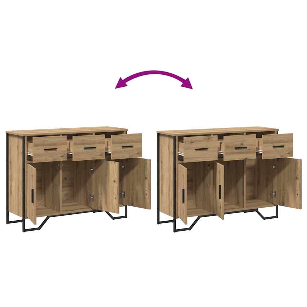 Buffet Chêne artisanal 97 x 32,5 x 74,5 cm - XIOS