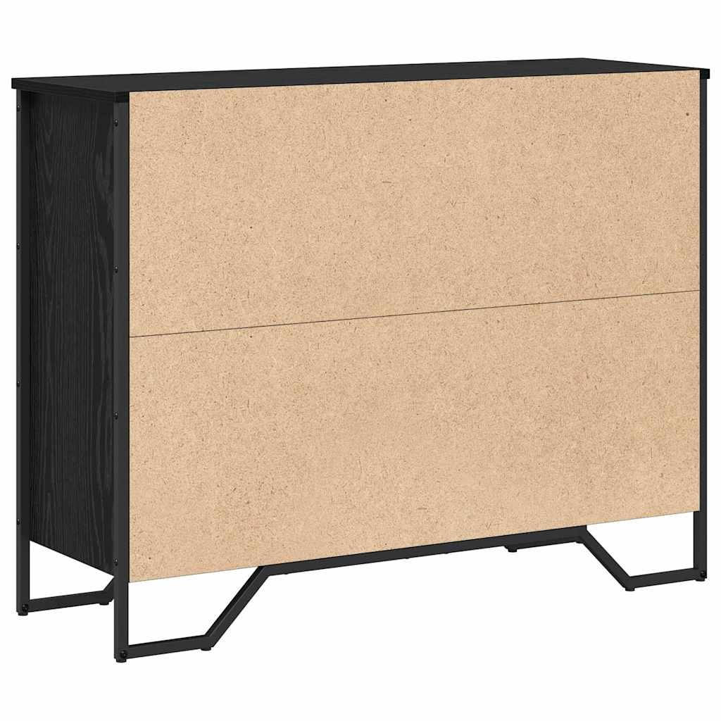 Buffet avec tiroir Chêne noir 97 x 32,5 x 74,5 cm - XIOS