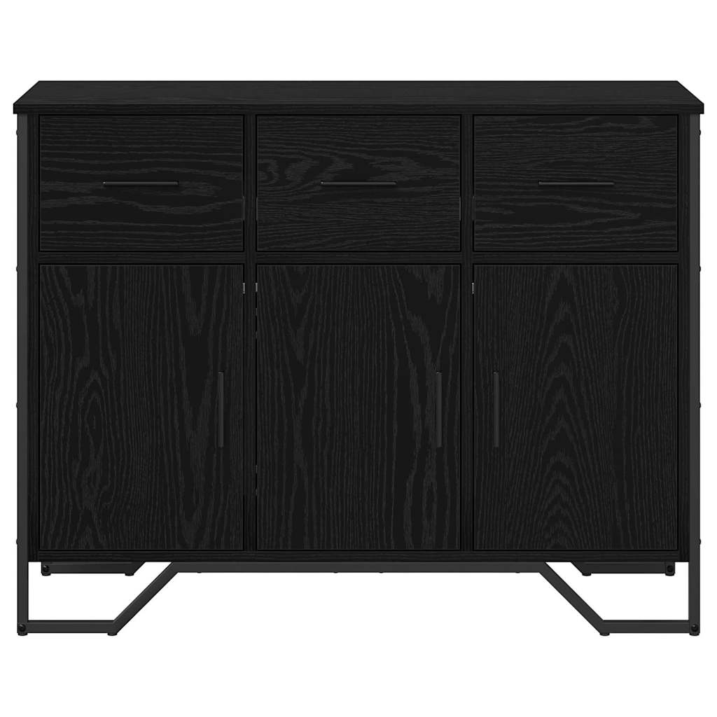 Buffet avec tiroir Chêne noir 97 x 32,5 x 74,5 cm - XIOS