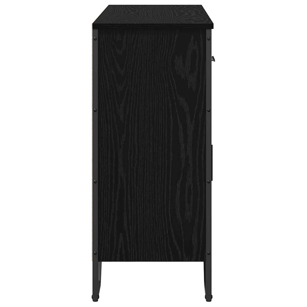 Buffet Chêne noir 97 x 32.5 x 74.5 cm Bois d'ingénierie - XIOS