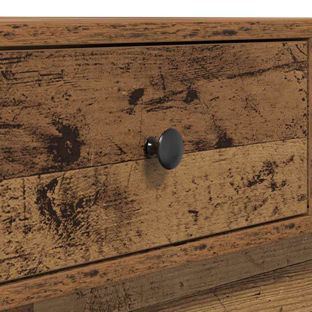 Table basse Bois ancien 90 x 90 x 28 cm Bois d'ingénierie - XIOS