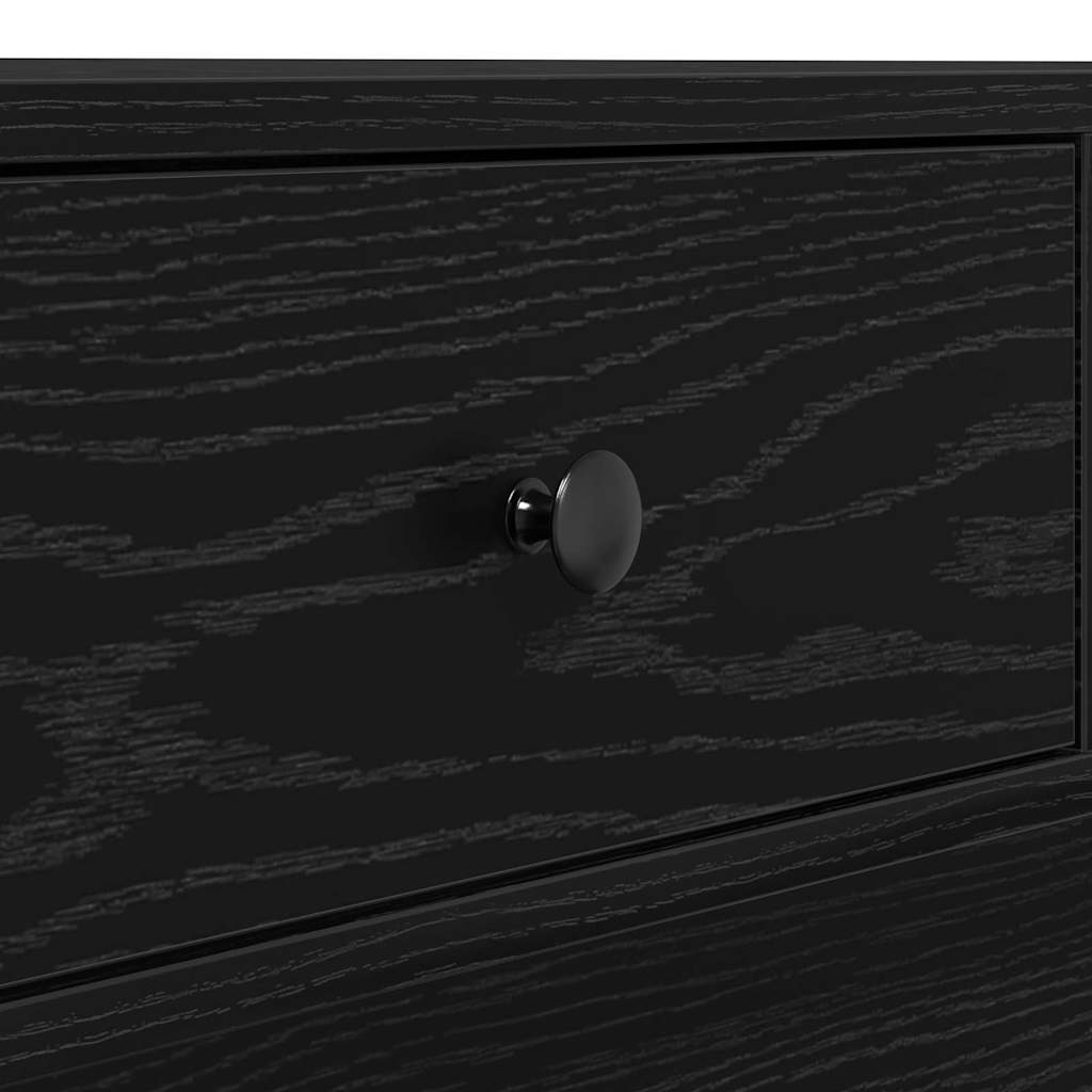 Table basse Chêne noir 90 x 90 x 28 cm Bois d'ingénierie - XIOS