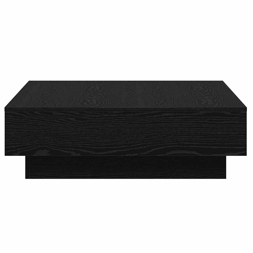 Table basse Chêne noir 90 x 90 x 28 cm Bois d'ingénierie - XIOS