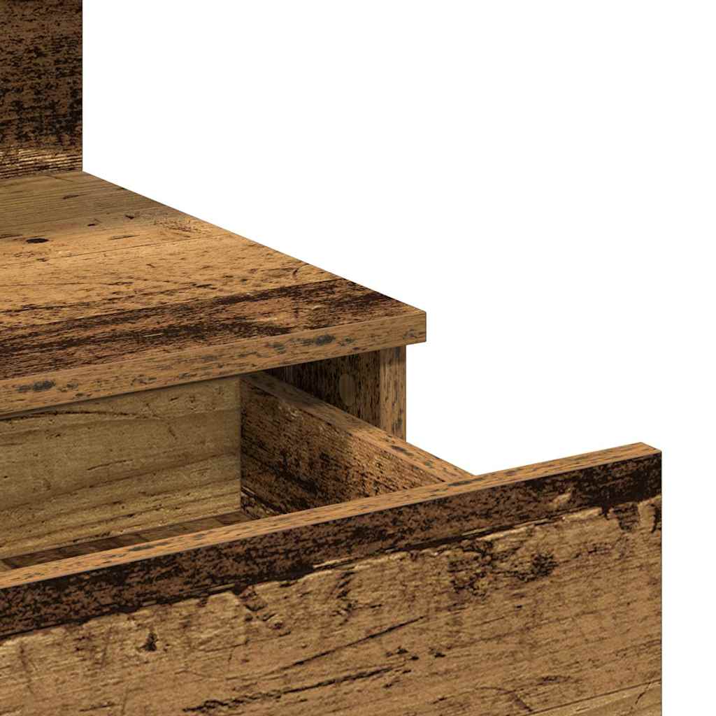 Table de Toilette avec tiroir Bois ancien 100 x 40 x 130 cm - XIOS