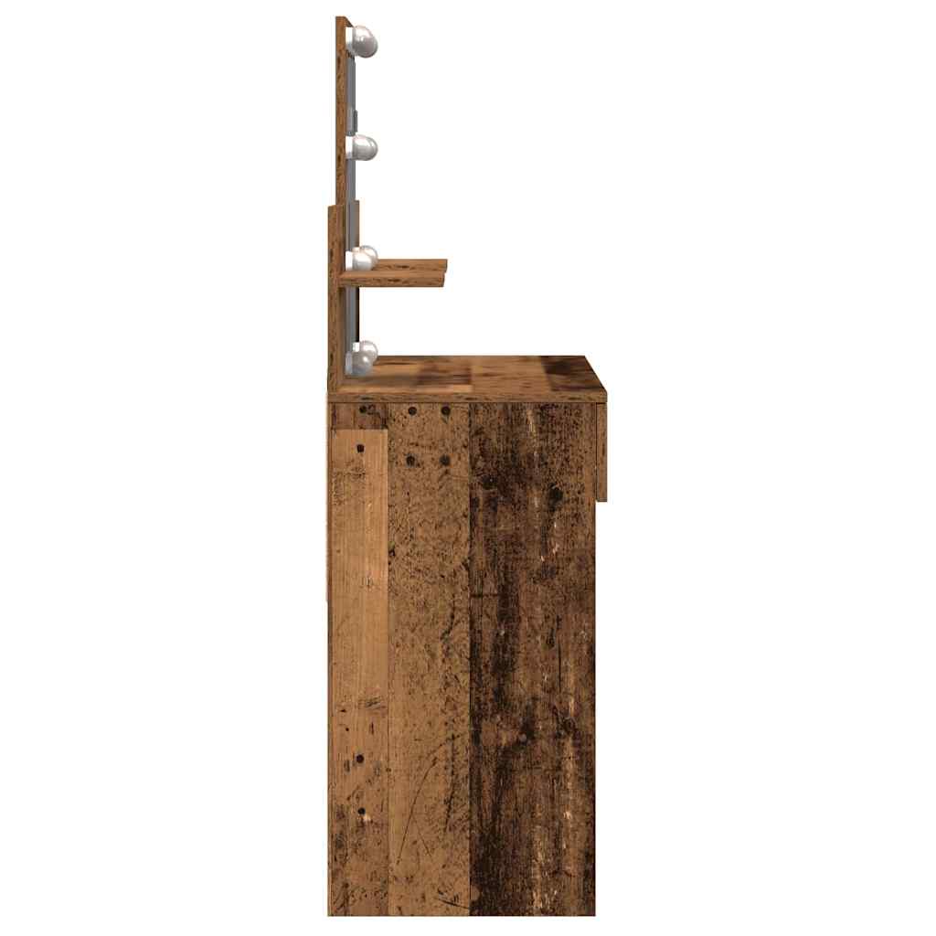 Table de Toilette avec tiroir Bois ancien 100 x 40 x 130 cm - XIOS