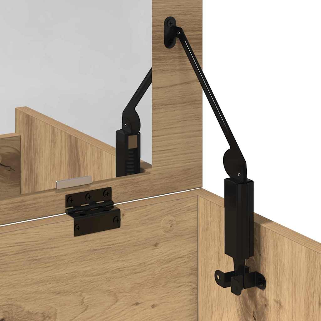 Coiffeuse chêne artisanal 60 x 40 x 75 cm Bois d'ingénierie - XIOS