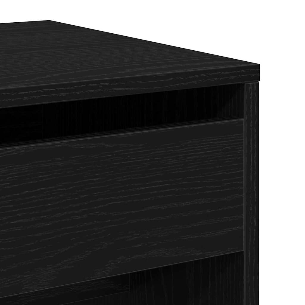 Coiffeuse Chêne noir 60 x 40 x 75 cm Bois d'ingénierie - XIOS