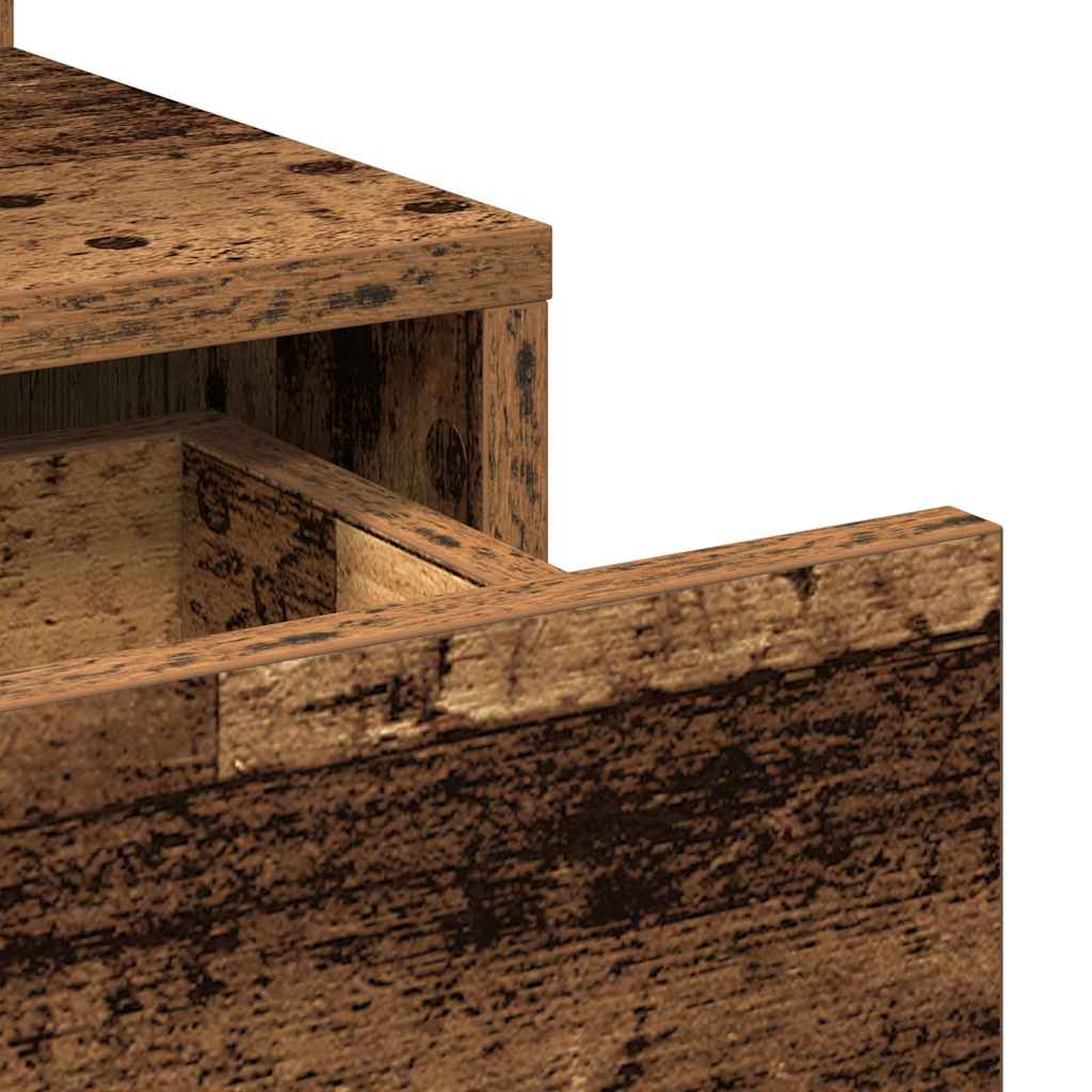 Coiffeuse Bois Ancien 80 x 35 x 132 cm Bois d'ingénierie - XIOS