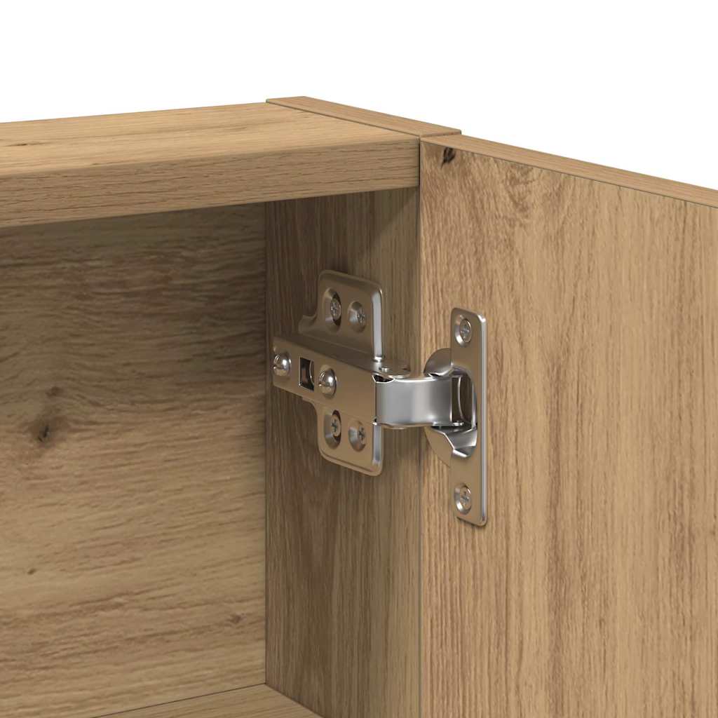Table de Toilette avec tiroir Chêne artisanal 80 x 35 x 132 cm - XIOS