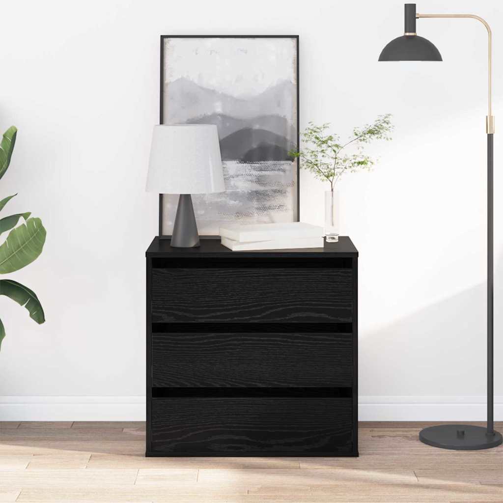 Armoire à tiroirs Noir 61 x 41 x 58 cm Bois d'ingénierie - XIOS