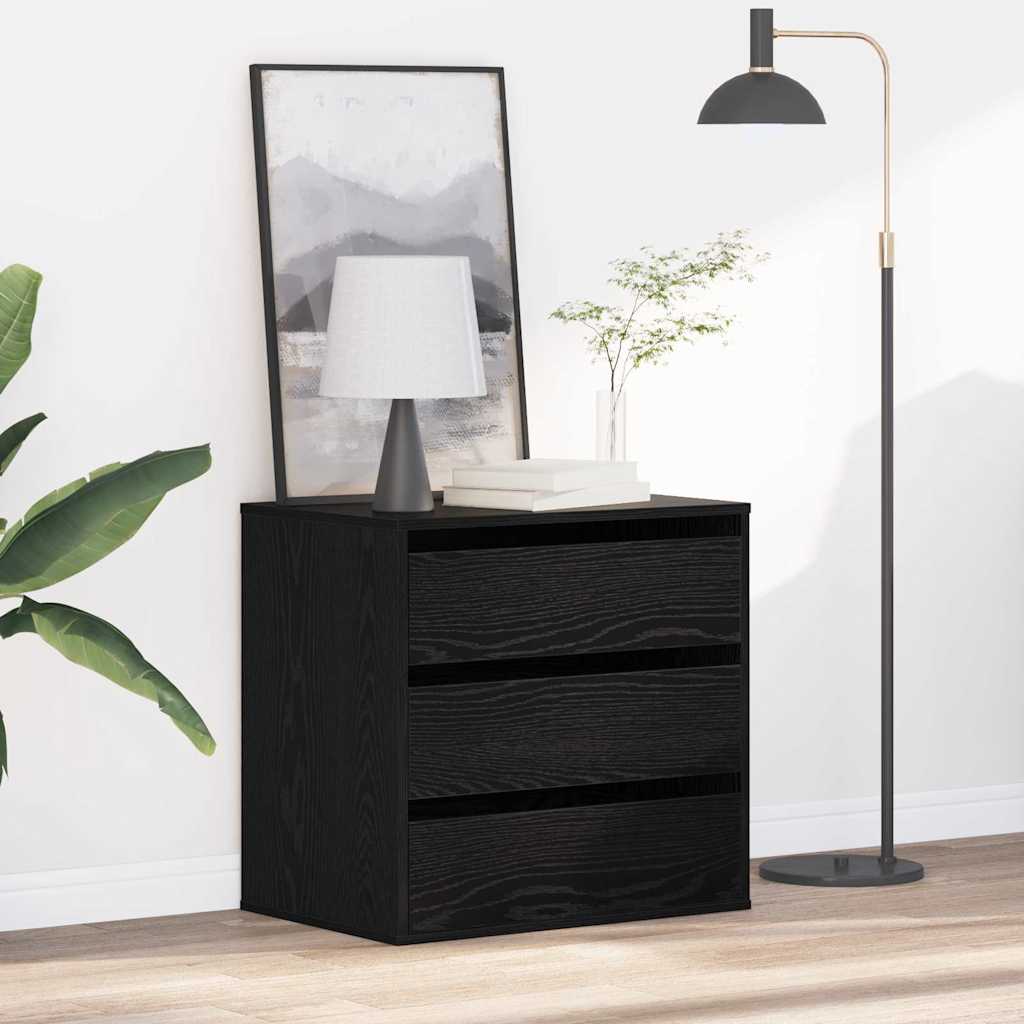Armoire à tiroirs Noir 61 x 41 x 58 cm Bois d'ingénierie - XIOS
