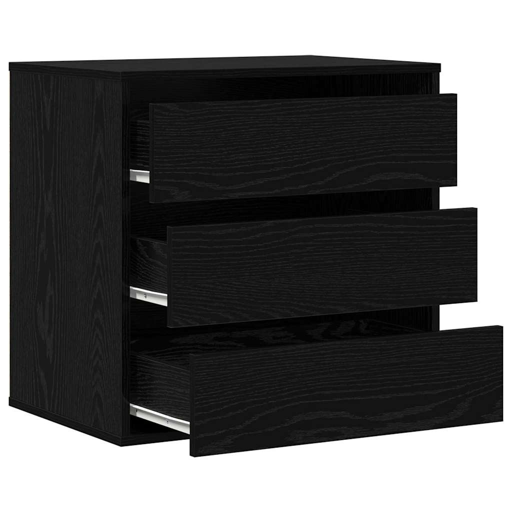 Armoire à tiroirs Noir 61 x 41 x 58 cm Bois d'ingénierie - XIOS