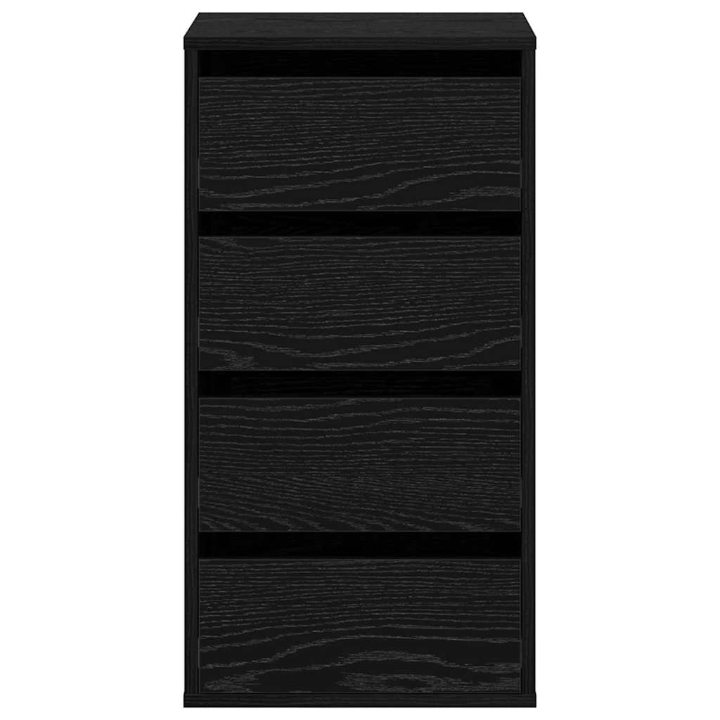 Armoire à tiroirs Noir 40 x 41 x 76 cm Bois d'ingénierie - XIOS