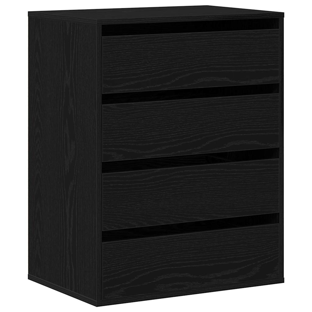 Armoire à tiroirs Noir 60 x 41 x 76 cm Bois d'ingénierie - XIOS