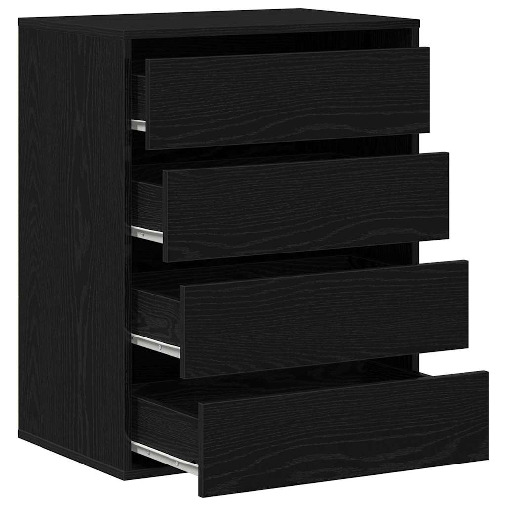 Armoire à tiroirs Noir 60 x 41 x 76 cm Bois d'ingénierie - XIOS
