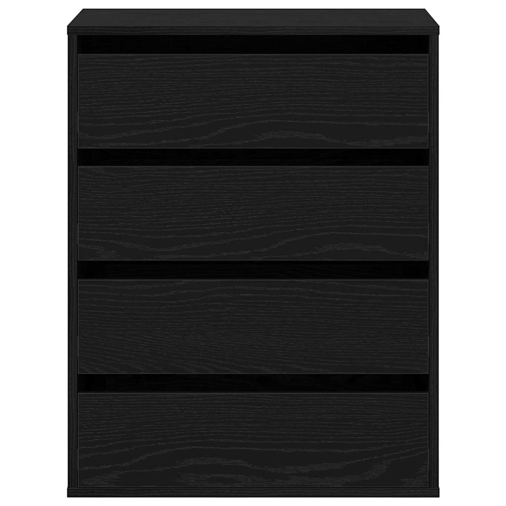 Armoire à tiroirs Noir 60 x 41 x 76 cm Bois d'ingénierie - XIOS