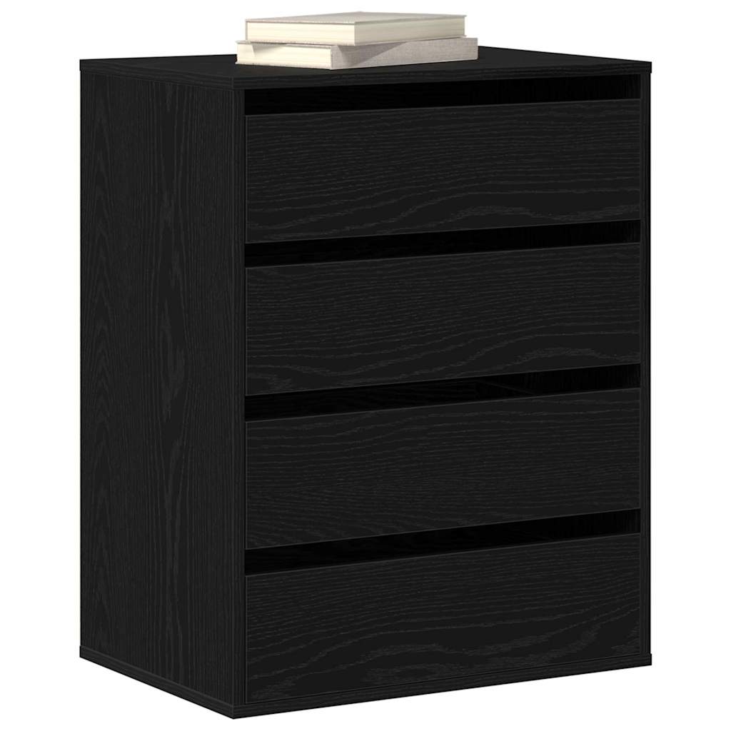 Armoire à tiroirs Noir 60 x 41 x 76 cm Bois d'ingénierie - XIOS