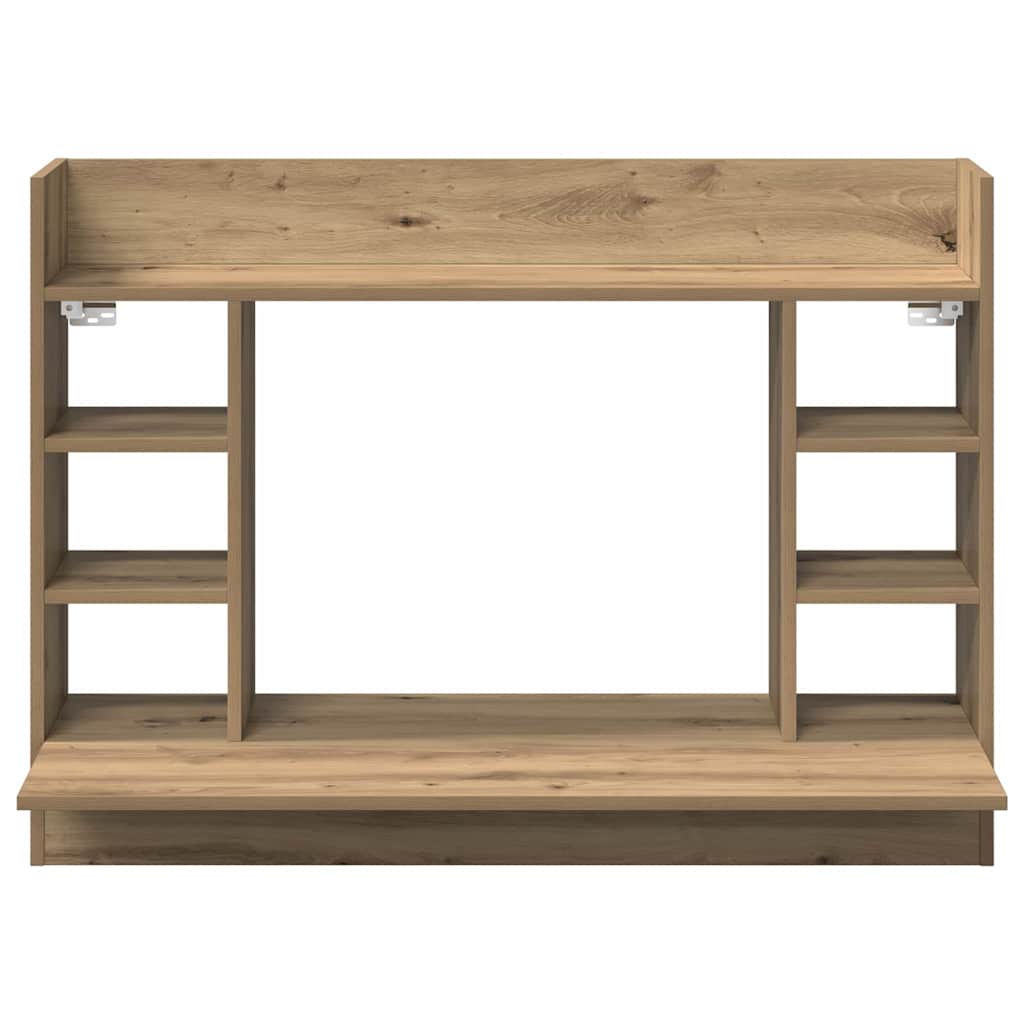 Bureau mural chêne artisanal Bois d'ingénierie 105 x 48 x 75 cm - XIOS