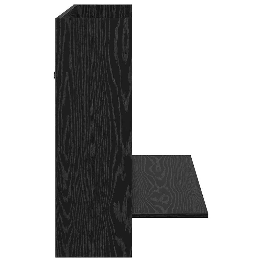 Bureau mural Chêne noir Bois d'ingénierie 105 x 48 x 75 cm