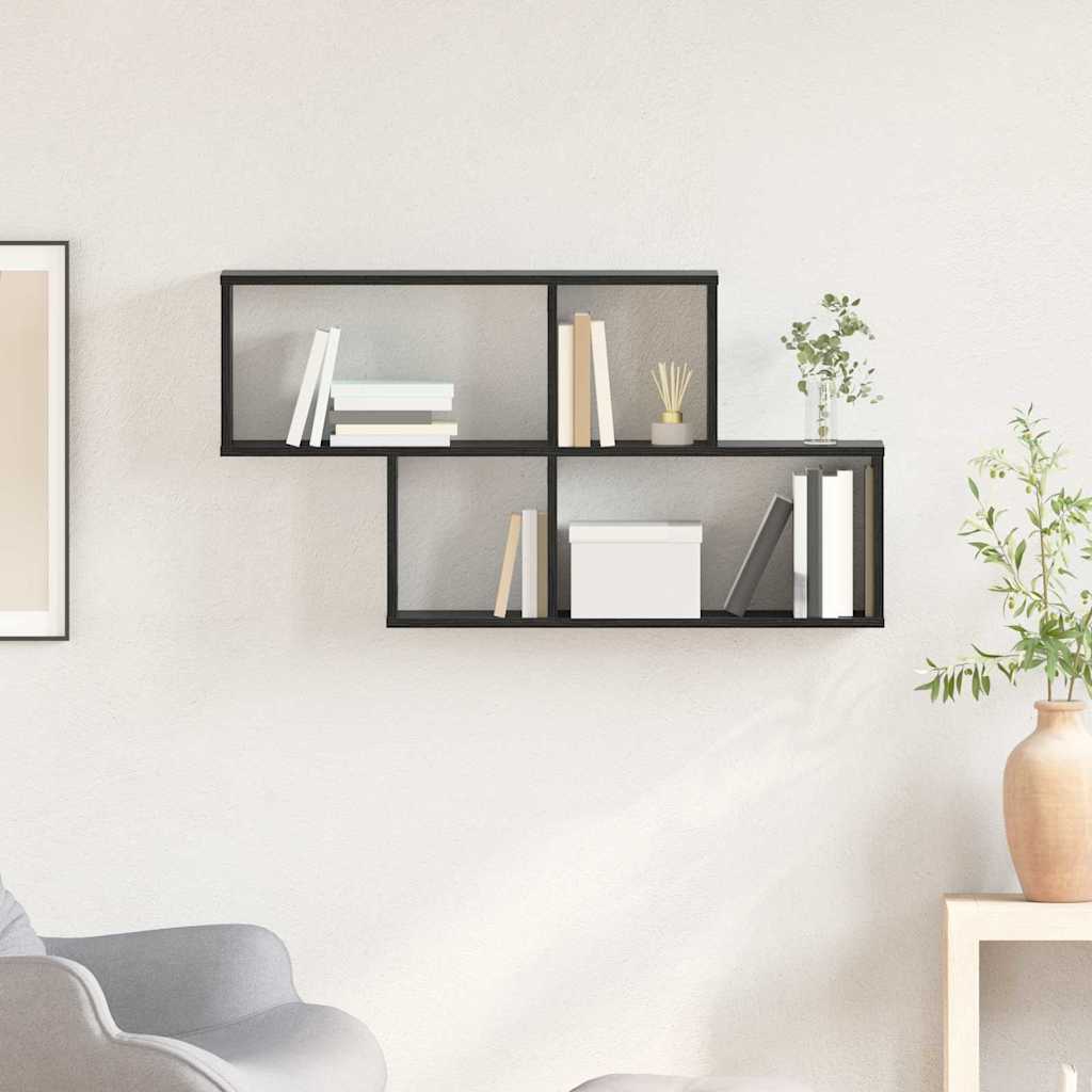 Étagère Murale avec étagère Montage mural Autre Chêne noir - XIOS