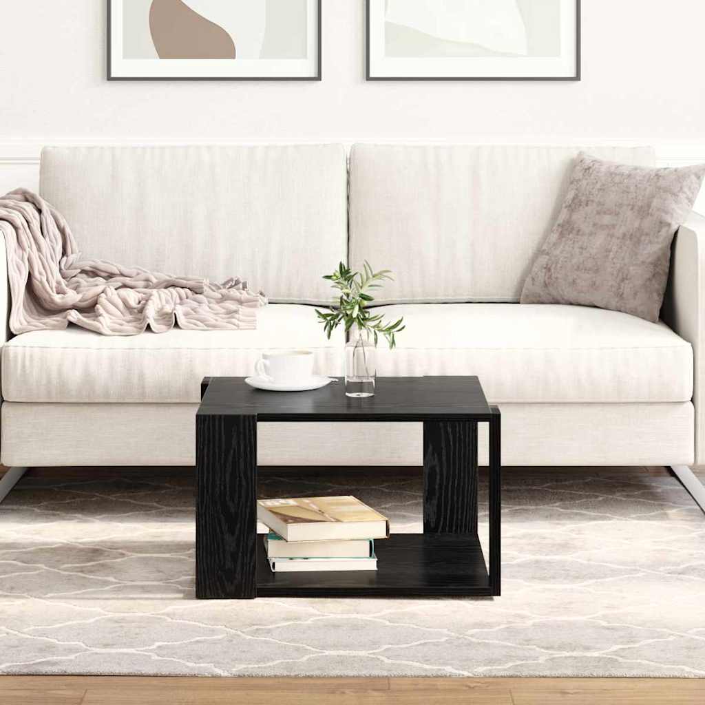 Table basse Chêne noir 51.5 x 51.5 x 30 cm Bois d'ingénierie - XIOS