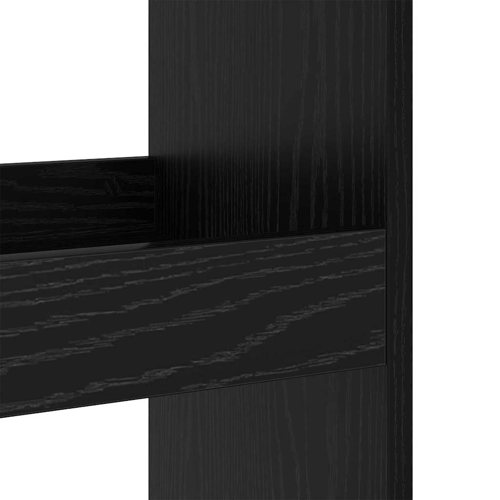 Table de bar 60 x 60 x 100 cm Bois d'ingénierie Chêne noir - XIOS