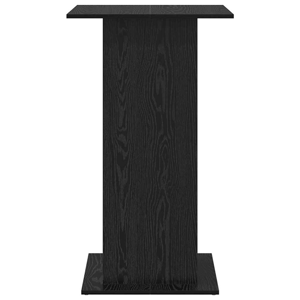 Table de bar 60 x 60 x 100 cm Bois d'ingénierie Chêne noir - XIOS